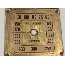 .32 Dial Scale With 3/5" Mounting hole, 2 7/8" x 2 3/4" Diameter 