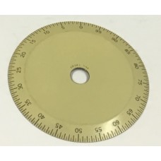 .31 Dial Metal Meter 1/2" Mounting Hole, 3 3/4" Diameter 