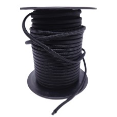 Black Braided Lamp Power Cord