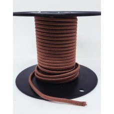 Brown Braided Lamp Power Cord 