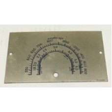5 1/8" x 2 7/8" Dial Scale 