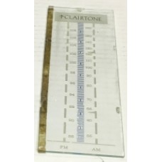 Clairtone 7 9/16" x 3" Dial Scale 