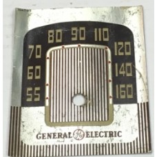 General Electric 3 1/2" x 2 7/87" Dial Scale