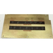 7 1/4" x 4 1/8" Dial Scale 
