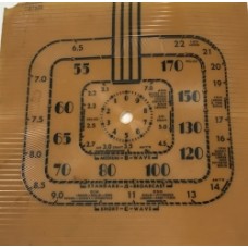 6 1/2" x 6 7/16" Dial Scale 
