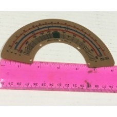 6 1/16" x 3" Dial scale 