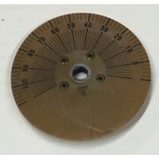 2 1/2" x 2 1/2" Diameter Dial Scale 