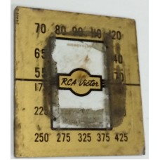 RCA Victor 2 1/2" x 2 5/16" Dial Scale