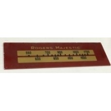 Rogers Majestic 7 1/4" x 2 1/4" Dial Scale 