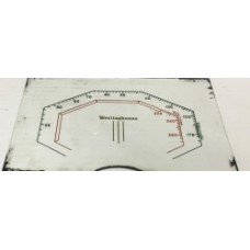 Westinghouse 7 3/4" x 5" Dial scale