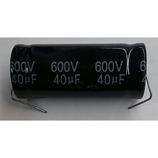 40 UF 600V Axial Electrolytic - 190130-1