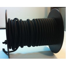 Black Braided Lamp Power Cord