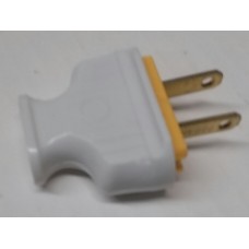 Power Plug White Vintage Style 125 Volts - 120746-1