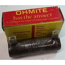 Ohmite No. 0200C Fixed Power Wire Wound Resistor 25K - 132934-1